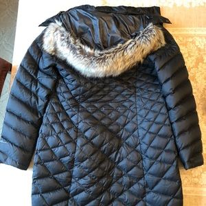 Eddie Bauer faux fur hood parka